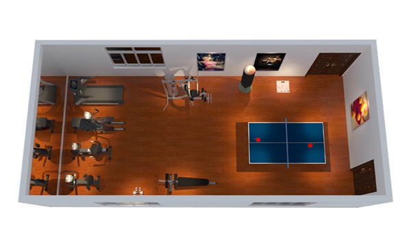 150平方健身房配置方案-广西星空xk体育健身器材有限公司