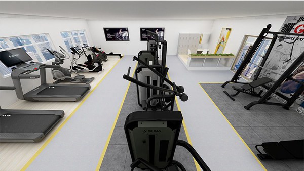 100平方健身房配置方案-广西星空xk体育健身器材有限公司